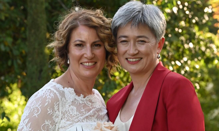 وزیر امور خارجه استرالیا با پارتنر قدیمی خود به طور رسمی ازدواج کرد
