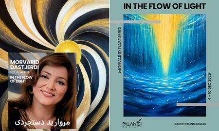 نمایشگاه «در جریان نور»؛ نخستین نمایشگاه انفرادی مروارید دستجردی در سیدنی