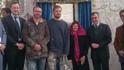 رونمایی از دیوارنگاره شهری اثر هنرمندان استرالیا در تهران