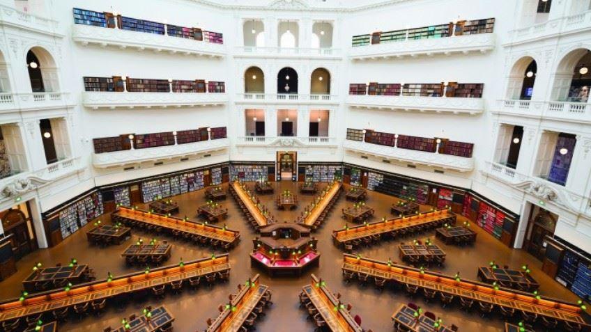 گردشگری استرالیا / ایالت ویکتوریا - ملبورن / کتابخانه ایالتی State Library  