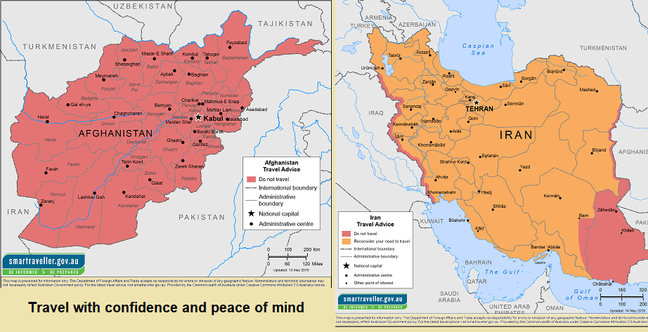  شهروندان استرالیا به کدام کشورها می توانند با امنیت سفر کنند؟/ راه اندازی سایت جدید برای  اطمینان و آرامش مسافرت به خارج از استرالیا