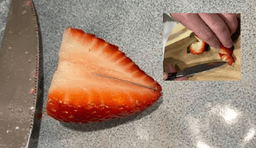 باز هم مشاهده سوزن در داخل توت فرنگی/آلوده کردن عمدی  موادغذایی  مجازات زندان در پی دارد