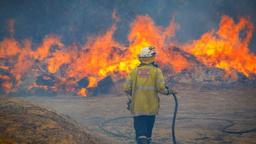 هشدار آتش‌سوزی در وورولو استرالیای غربی 