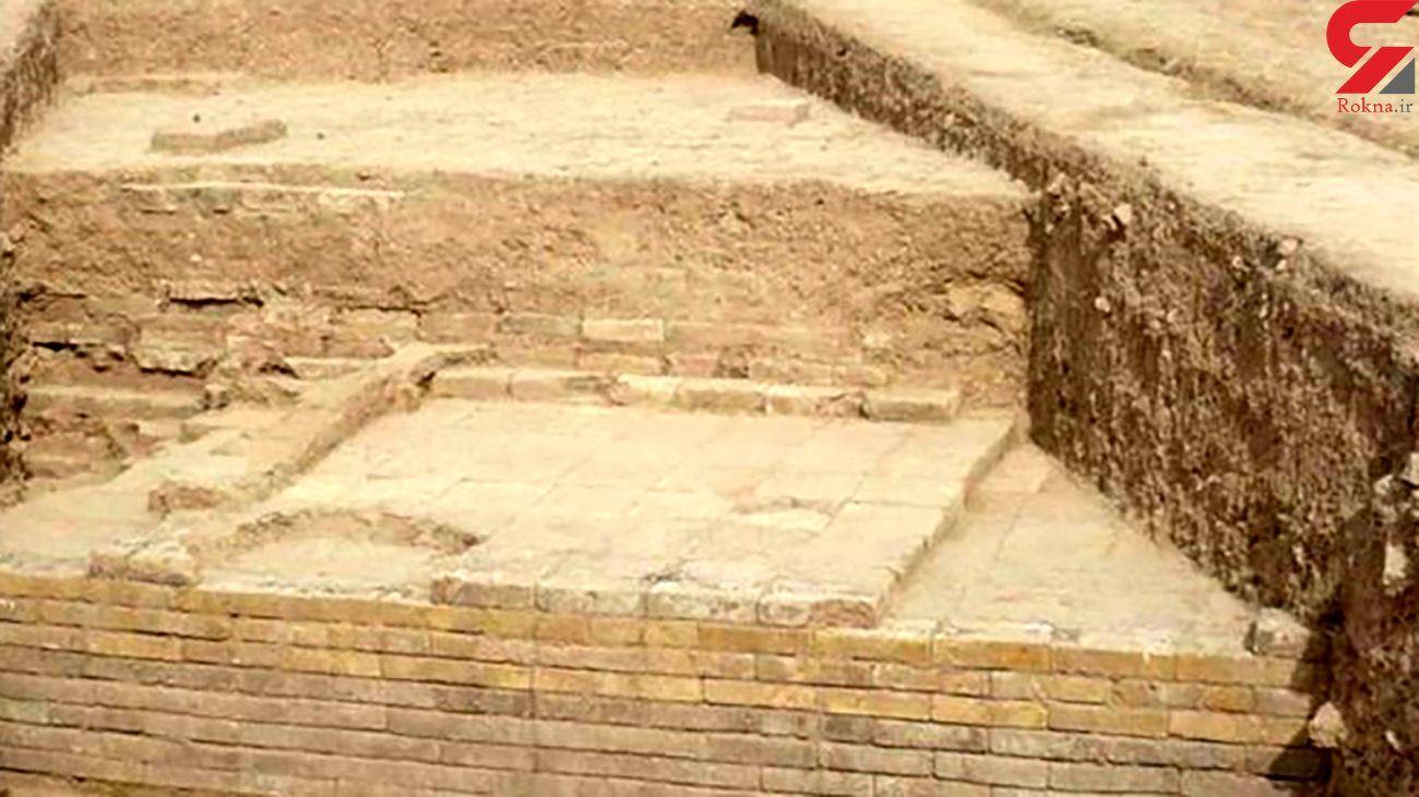 کشف دروازه کوروش هخامنشی در محوطه تُل آجری