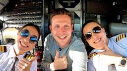 نخستین پرواز افغانستان با خلبان و خدمه زن