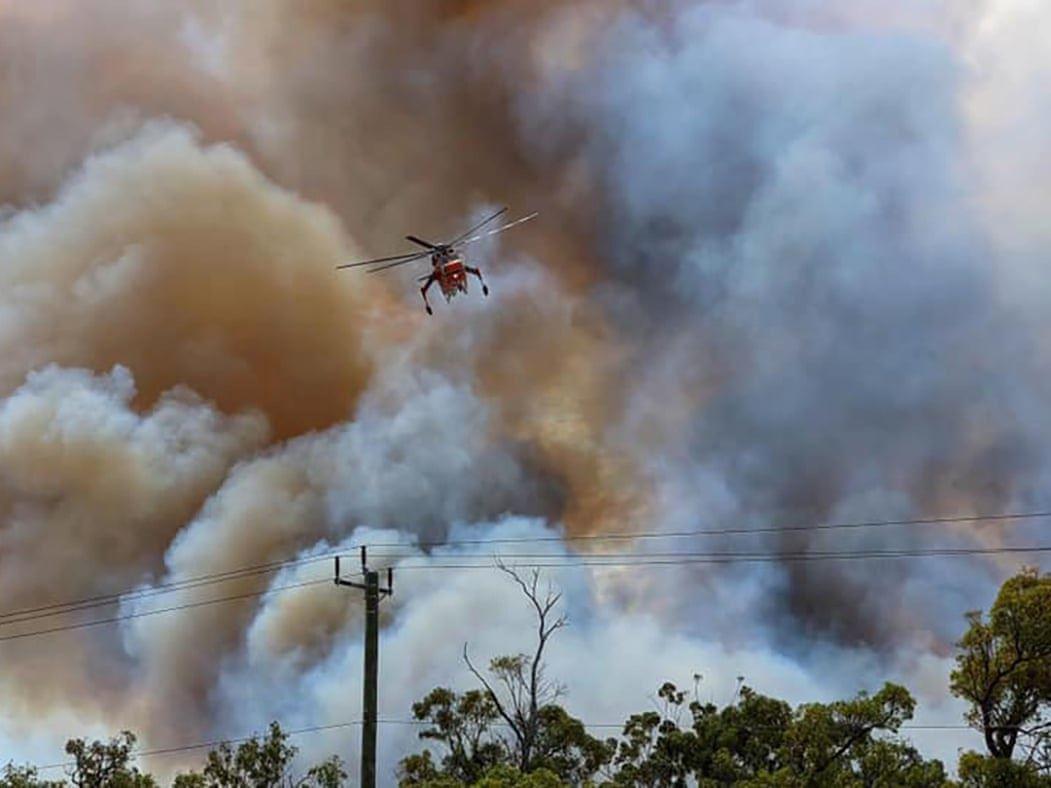 هشدار آتش‌سوزی جنگل در استرالیای غربی