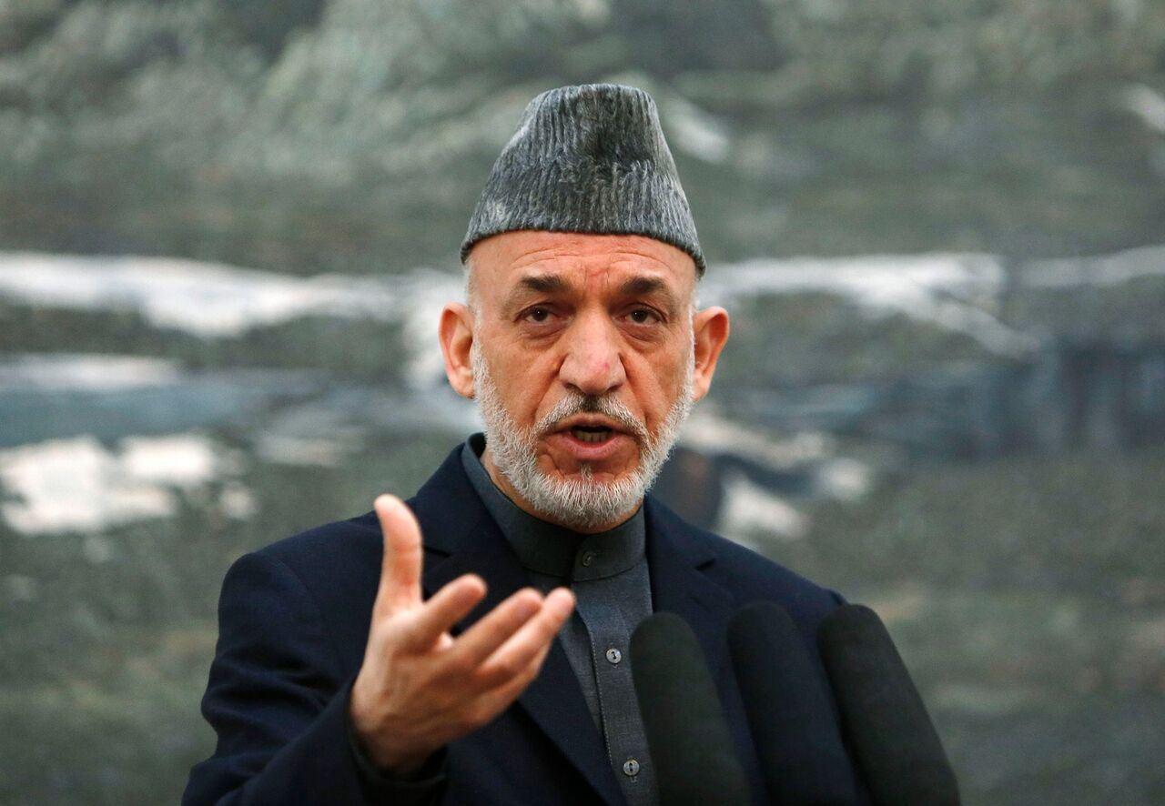 حمایت حامدکرزی از طرح حکومت انتقالی