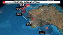 هشدار تشدید طوفان برای ساکنان برخی مناطق استرالیای غربی