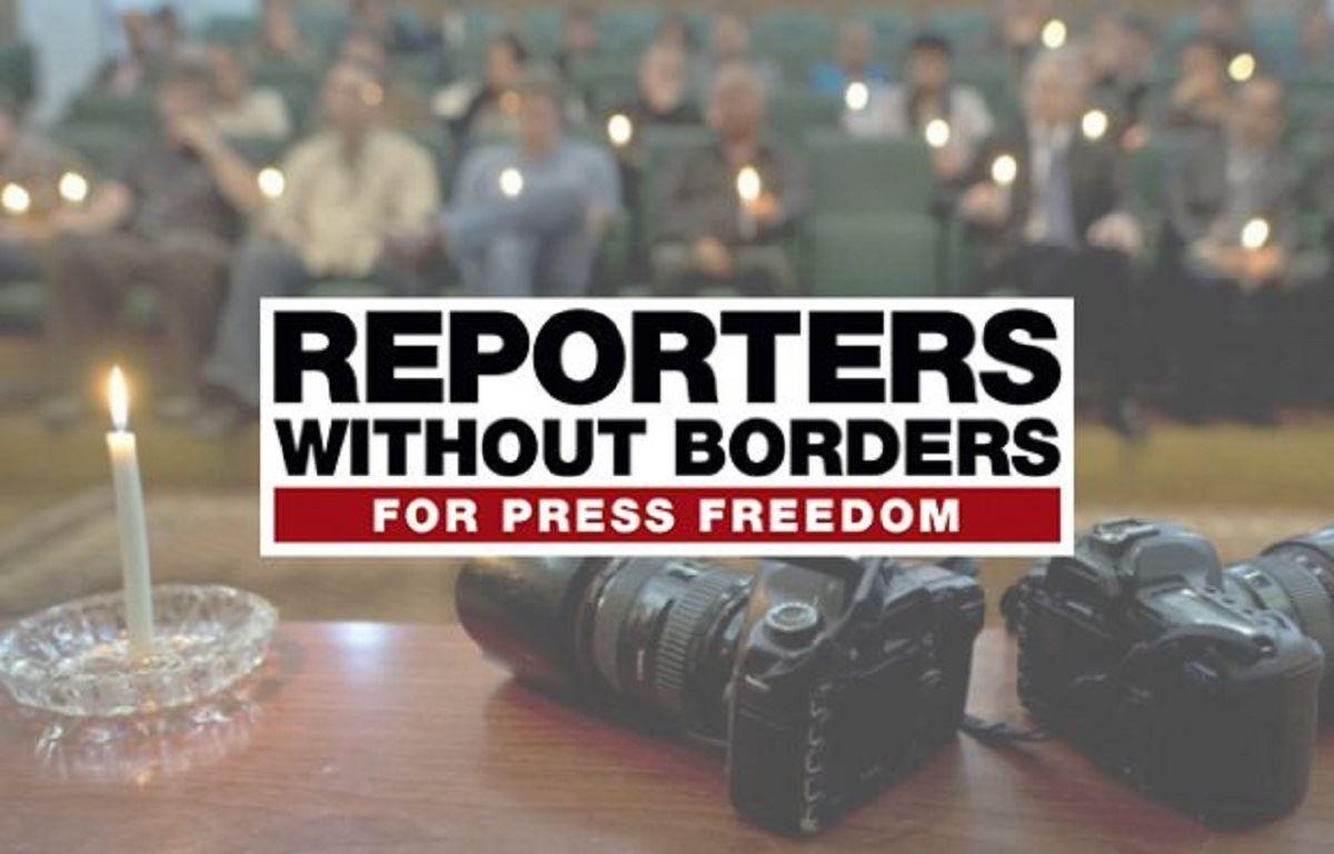 گزارشگران بدون مرز نشان تایید به رسانه‌ها می‌دهد