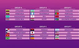 همگروه شدن ایران با آمریکا و آرژانتین در جام‌جهانی فوتسال