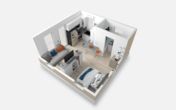 زندگی کردن دومین فرد ثروتمند جهان در خانه‌ پیش‌ساخته 37 متری