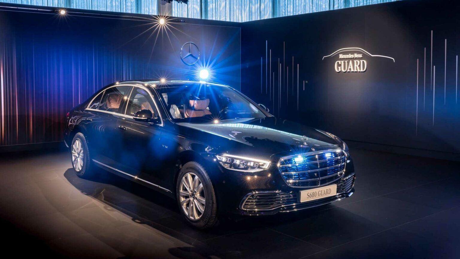 نسخه ضدگلوله مرسدس s کلاس رونمایی شد