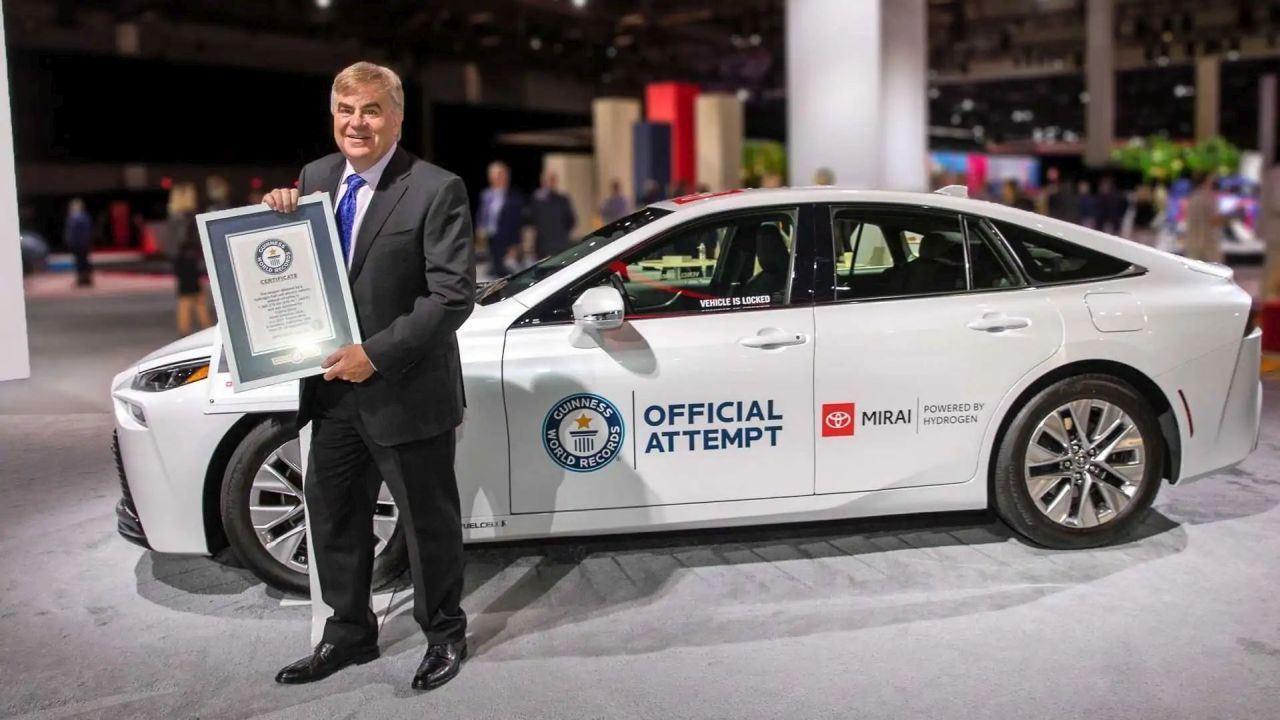 رکورد پیمایش 1360 کیلومتری بدون سوختگیری برای تویوتا میرای