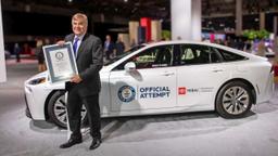 رکورد پیمایش 1360 کیلومتری بدون سوختگیری برای تویوتا میرای