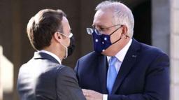 ماکرون، نخست وزیر استرالیا را به دروغ‌گویی متهم کرد 