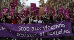 تظاهرات گسترده فرانسوی‌ها در اعتراض به خشونت علیه زنان