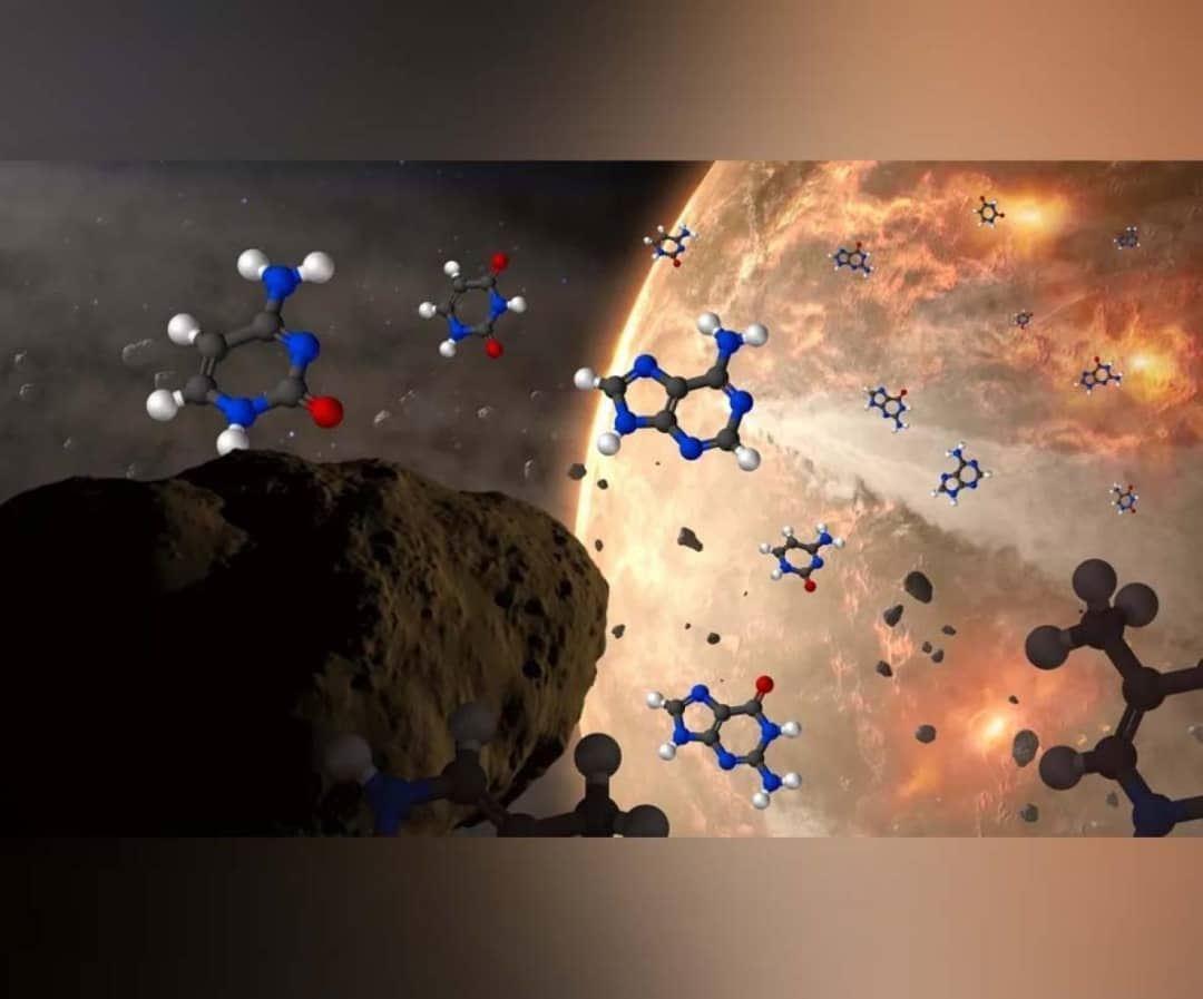 شهاب‌های سنگ‌های کوچک، عامل تشکیل دی‌ان‌ای در زمین