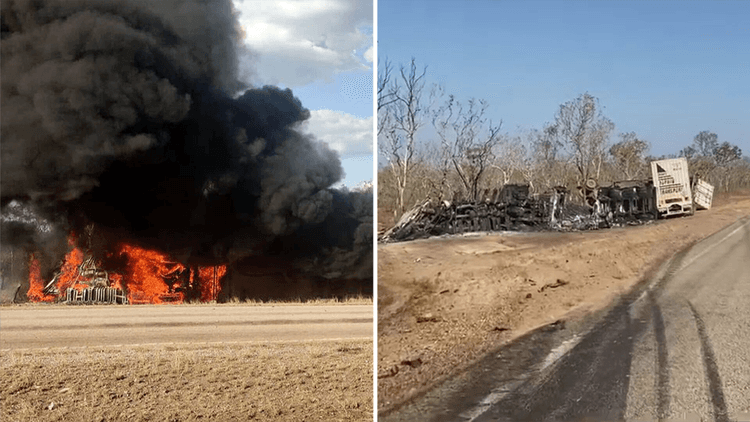 شدیدترین تصادف ماشین در قلمرو شمالی استرالیا، 6 قربانی در پی داشت