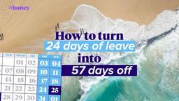 16 روز تعطیلی در کریسمس امسال، با 7 روز مرخصی سالانه