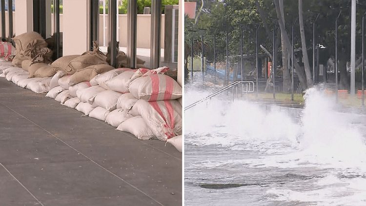 طوفان سهمگین و مخرب کریلی در سواحل ایالت کوئینزلند