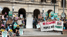 اعتراضات به احداث ورزشگاه المپیک در پارک ویکتوریا در ایالت کوئینزلند بالا گرفت