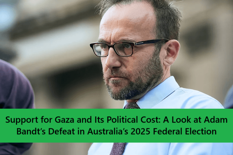 حمایت از غزه و بهای سیاسی آن؛ نگاهی به شکست آدام بنت در انتخابات فدرال استرالیا