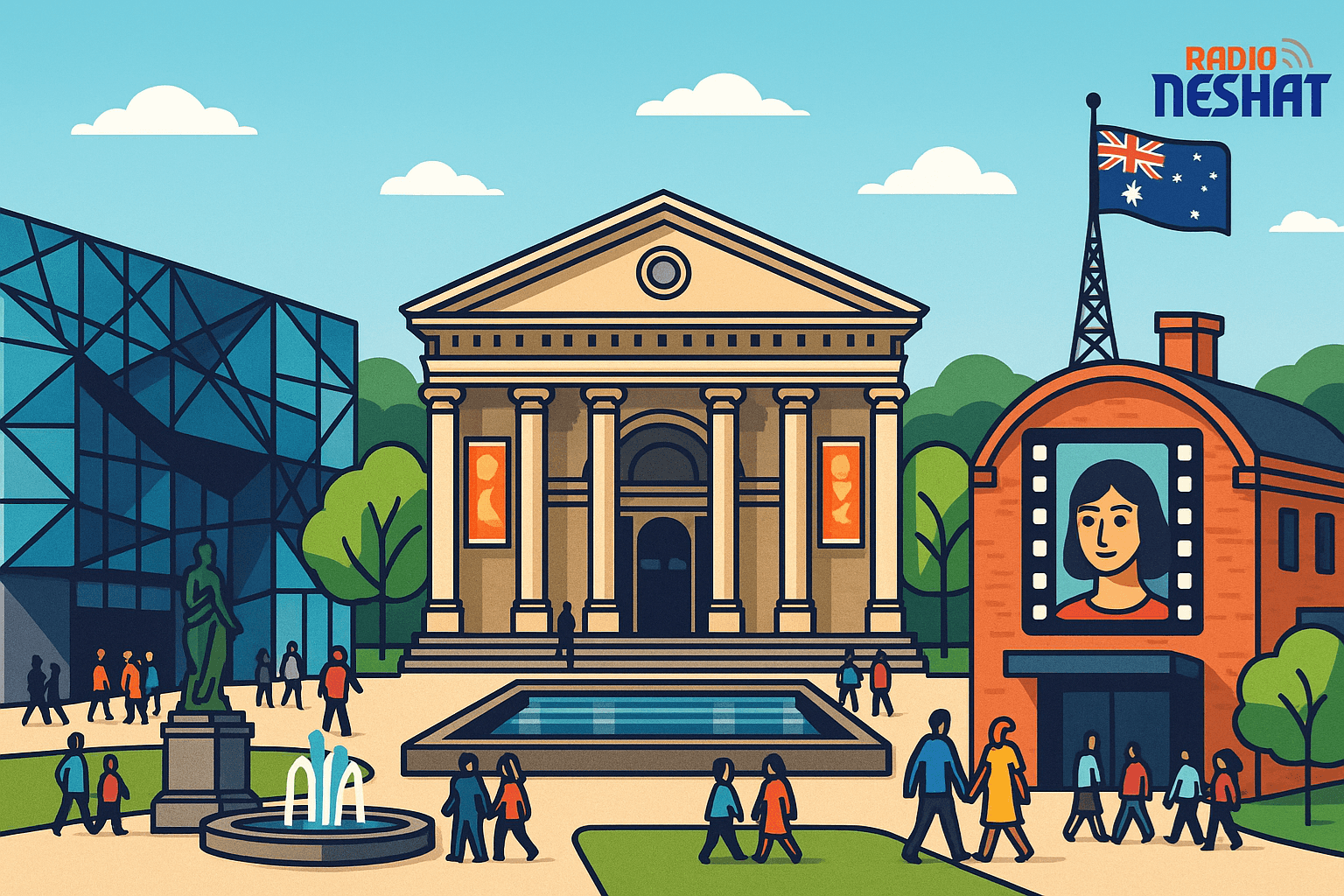 ملبورن؛ جایی که هنر، نفس می‌کشد و تصویر می‌سازد