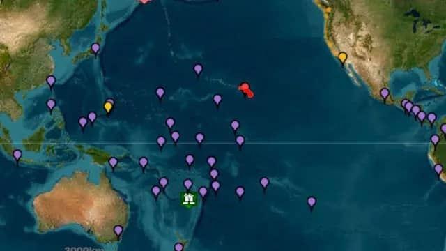 استرالیا در فهرست هشدار سونامی پس از زلزله شدید روسیه