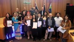 جشن شهروندی استرالیا با شرکت هزاران نفر از اتباع کشور مختلف برگزار شد