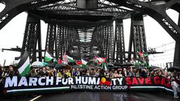 تداوم اعتراضات گسترده حامیان فلسطین در استرالیا همزمان با برقراری آتش‌بس در غزه 