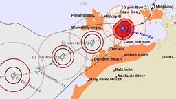 پیشروی توفان سهمگین "فینا" به سمت پایتخت قلمرو شمالی؛ داروین در حالت آماده‌باش کامل