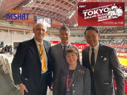 دکتر کیوان دهناد؛ مهمان ویژه مسابقات جودو گرند اسلم توکیو ۲۰۲۵