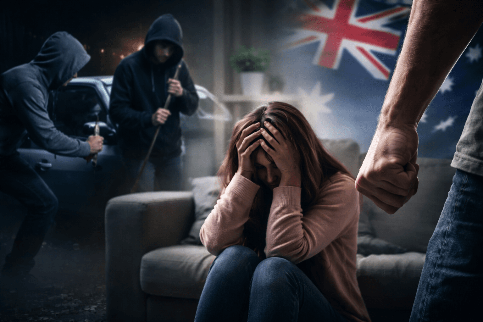 افزایش نگران‌کننده خشونت خانگی در استرالیا؛ کاهش جرم جوانان در آمار جدید