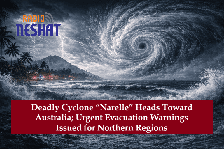 طوفان مرگبار «نارل» در مسیر استرالیا؛ هشدار فوری برای تخلیه مناطق شمالی