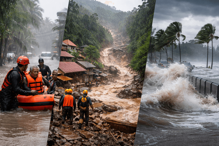 طوفان و سیل در آسیا و اقیانوسیه؛ چندین کشور در وضعیت اضطراری/ از فیلیپین تا استرالیا؛ خسارات گسترده و تخلیه هزاران نفر