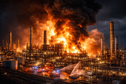 اختلال در قلب تأمین سوخت استرالیا؛ آتش‌سوزی پالایشگاه جیلانگ زنگ خطر بازار بنزین را به صدا درآورد