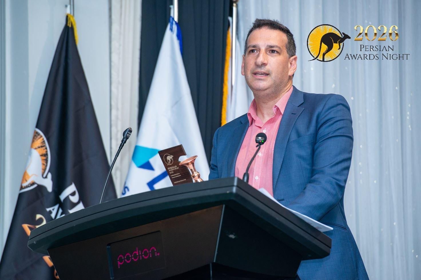 حضور ریک گاروتی، معاون شهردار و عضو شورای بانیول در «پرشین آوارد نایت ۲۰۲۶»؛ تأکید بر ایستادن در کنار جامعه ایرانی و حمایت از آن