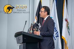 حضور وحيدالله ويسی ، سفیر افغانستان در استرالیا در «پرشین آوارد نایت ۲۰۲۶»؛ تأکید بر هویت فرهنگی و همبستگی جامعه فارسی‌زبان