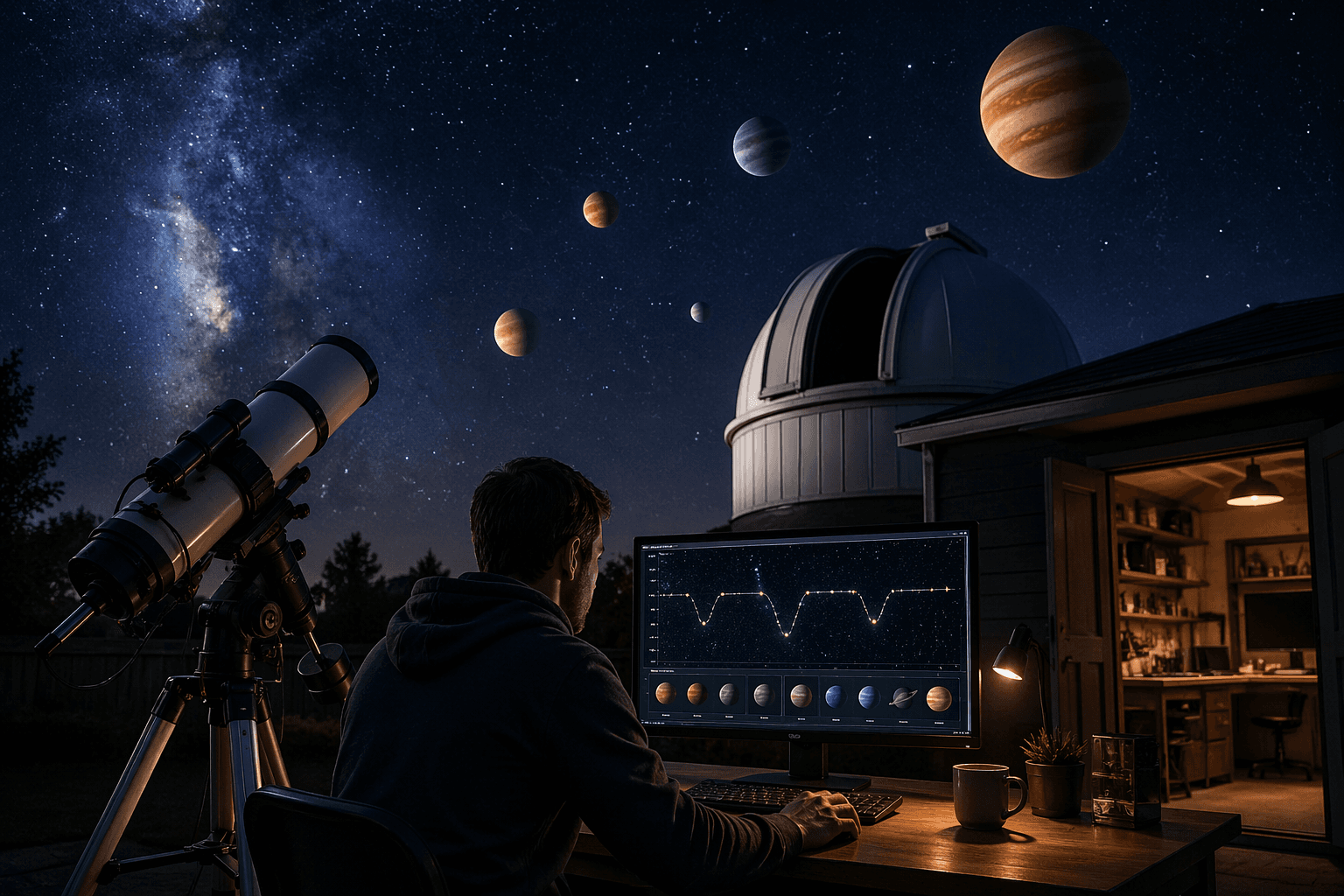 کشف بیش از ۱۰۰ سیاره فراخورشیدی توسط یک اخترشناس آماتور در استرالیا