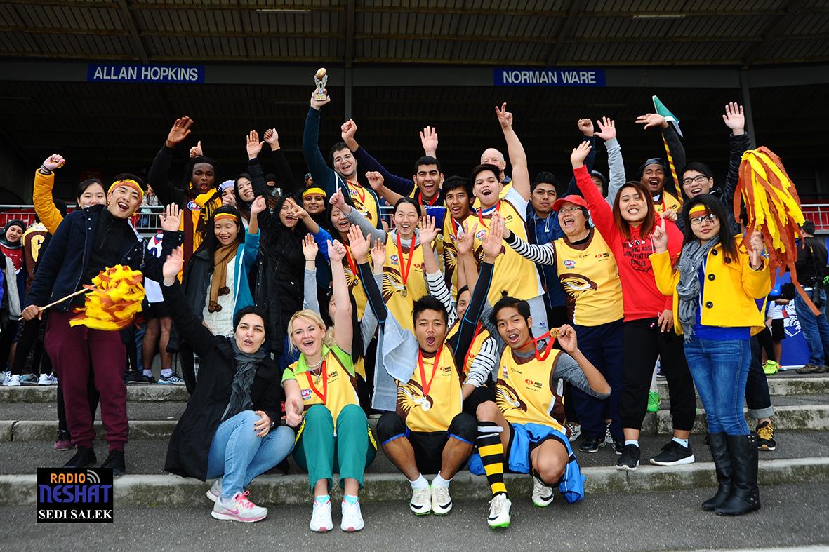  AMES گزارش تصویری ازبرگزاری مسابقات فوتبال استرالیایی بین دانش آموزان