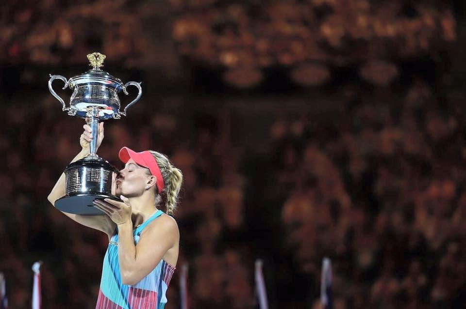 آنجوليكا كربر آلمانى قهرمان تنيس آزاد زنان استراليا شد