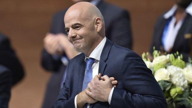 جانی اینفانتینو رئیس فیفا شد..............................