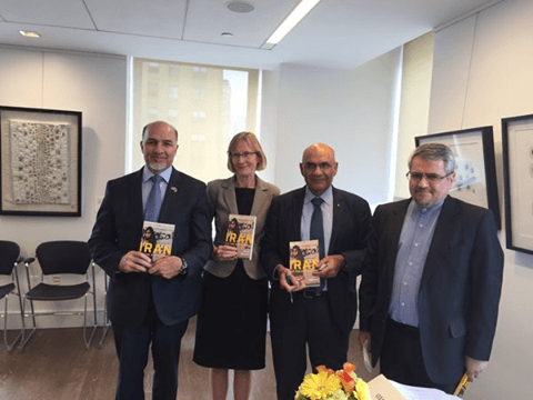 رونمایی از کتاب " ایران در تقاطع " در مقر سازمان ملل