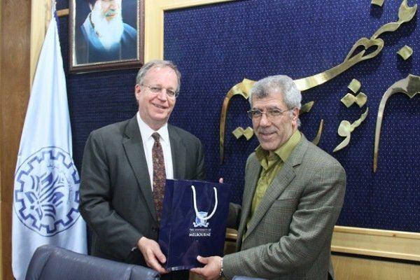 گسترش تعاملات علمی دانشگاه صنعتی شریف و ملبورن