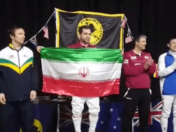  تیم پیشکسوتان شمشیربازی ایران درمسابقات آسیا و اقیانوسیه 2016 استرالیا موفق به کسب مدال طلا شد 