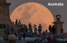 زیباترین تصاویر از " ابرماه " در کشورهای جهان