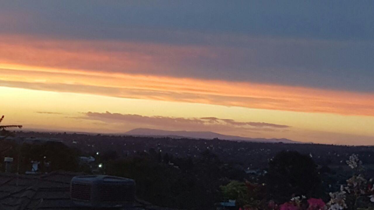 تصاویر زیبای از غروب خورشید در ملبورن استرالیا 