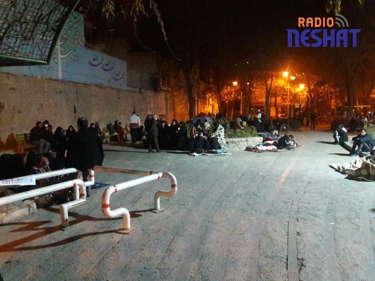 آماده باش صد در صدی مردم و کلیه سازمانهای امدادی در تهران پس از وقوع زلزله ۵.۲ ریشتری 