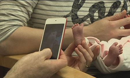 اپلیکیشن تلفن همراه برای تشخیص نوزادان نارس