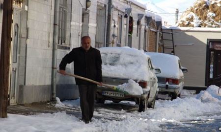 برف پائیزی بخش بزرگی در ایران را سفید پوش کرد